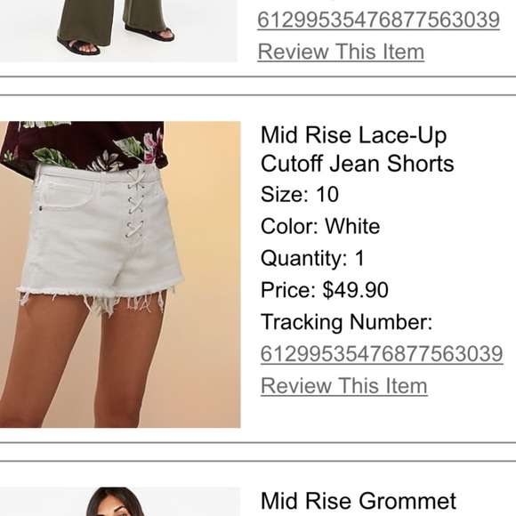 EXPRESS SHORTS NWT SIZE 10 - Picture 5 of 5